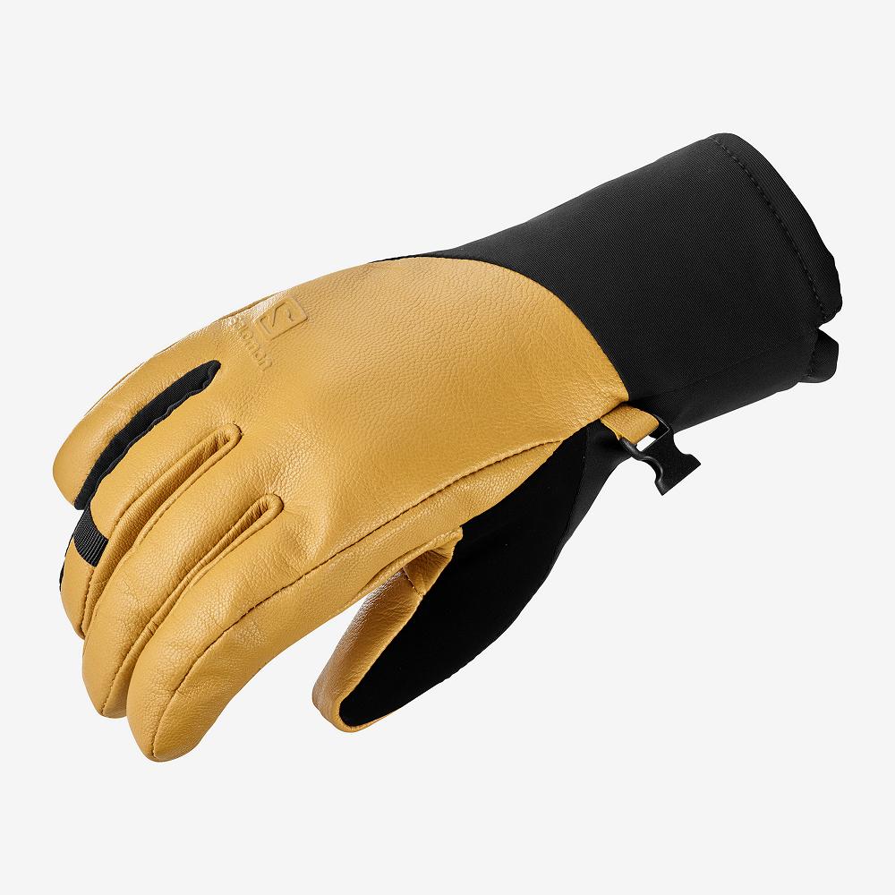 Salomon Singapore Womens Gloves - PROPELLER PLUS W Black | 26597-RUFL